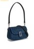  Túi Đeo Vai Marc Jacobs The Crystal Denim Clover Shoulder Bag 