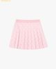 Chân váy xếp ly MLB Classic Monogram Skirts 3FSKM0143 hồng 