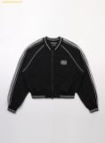  Áo Khoác Bomber Bad Blood Billy Jersey Windbreaker w-jkt24-027 - Đen 