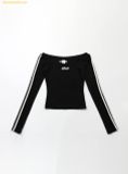  Áo BAD BLOOD Barbara Off Shoulder Top - Đen w-tee24-046 
