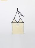 Áo Hai Dây Bad Blood Cindy V-Neck Halter Tank Cream w-tnk24-039 Màu Trắng Kem 