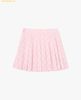 Chân váy xếp ly MLB Classic Monogram Skirts 3FSKM0143 hồng
