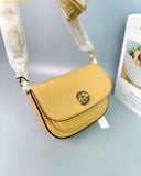  Túi Đeo Chéo Marc Jacobs The Turn Lock Logo Leather Crossbody Mini Bag Màu Begi 