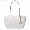 Túi Tote MICHAEL KORS Jet Set Large Chain Shoulder Tote Bag Màu Trắng Logo
