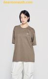  Áo Phông ADLV Bear Doll Basic Short Sleeve T-Shirt Màu Nâu 