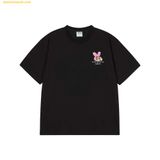  Áo Phông ADLV Fuzzy Rabbit Shinchan Short Sleeve T-Shirt Màu Đen 
