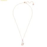  Dây Đeo Cổ, Dây Chuyền Swarovski Dazzling Swan pendant Swan, Pink, Rose gold-tone plated 5473024 