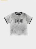  Áo Bad Blood Curved Logo Dusty Ringer T-Shirt - White w-tee25-052 