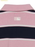  Áo Polo MLB Varsity Stripe Overfit Collar T-Shirt Boston Red Sox 3APQV0253-43PKM Màu Hồng Đen 