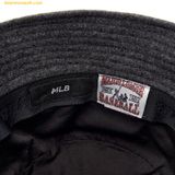  Mũ Bucket MLB Basic Wool Bucket Hat Cleveland Guardians 3AHTW0146-45MGD Đen 