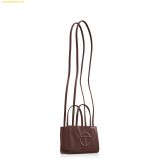 Túi Xách TELFAR Small Shopping Bag Chocolate Patent Nâu Chocolate Size S 