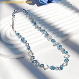  Dây Chuyền / Dây Đeo Cổ Swarovski Gema - 5666007 - Xanh lam 