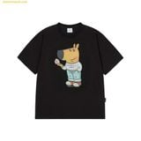  Áo Phông ADLV Chill Guy Dounut Short Sleeve T-Shirt - Màu Đen 