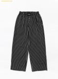  Quần Ống Suông Bab Blood AJ Easy Pants - Black/Stripe  w-pts24-041 