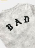  Áo Tay Ngắn Bad Blood Lion Patch Short Sleeve Slim Fit Washed White  w-tee25-031 Màu Trắng 