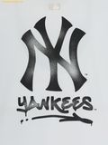  Áo Phông MLB Basic Street Logo Overfit Short Sleeve T-Shirt New York Yankees 3ATSB5153-50WHS Trắng 