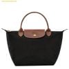 Túi Xách LongChamp Le Pliage Original Size S Handbag Black - Recycled Canvas