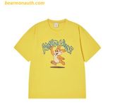  Áo Phông ADLV Cartoon Chinchilla Màu Vàng 