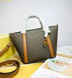  Túi Tote Michael Kors MK Pratt Small Signature Logo Tote Bag Logo - Nâu 