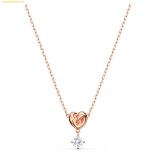  Dây cổ, dây chuyền SWAROVSKI Lifelong Heart pendant White, Rose gold-tone plated SKU 5516542 