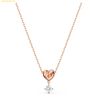 Dây cổ, dây chuyền SWAROVSKI Lifelong Heart pendant White, Rose gold-tone plated SKU 5516542