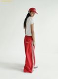  Quần Dài Bad Blood Billy 2 Way Curved Jogger Trousers Red w-pts24-037 Đỏ 