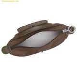  Túi Xách LongChamp Le Pliage Green Pouch With Handle Terra - Recycled Canvas Size Mini 