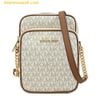 Túi Đeo Chéo Michael Kors MK Jet Set Travel Medium Logo Crossbody Bag Màu Trắng