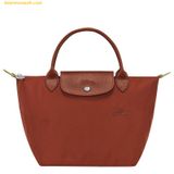  Túi Xách LongChamp Le Pliage Green S Handbag Chestnut - Recycled Canvas 