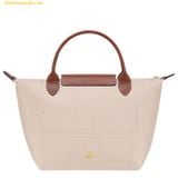  Túi Xách LongChamp Le Pliage Original Size S Handbag Paper - Recycled canvas (Trắng Kem) 