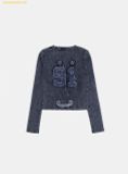  Áo Tay Dài Bad Blood Rusty Denim Muscle Long Sleeve Blue sku w-tee25-014 