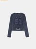Áo Tay Dài Bad Blood Rusty Denim Muscle Long Sleeve Blue sku w-tee25-014