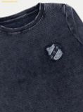  Áo Tay Dài Bad Blood Rusty Denim Muscle Long Sleeve Blue sku w-tee25-014 