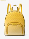  Balo Michael Kors MK Jaycee Medium Ombré Signature Logo Backpack Size M Màu Vàng Logo 