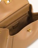  Túi xách JW PEI Lucia Classic Top Handbag - Nâu nhạt 