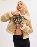  Túi Xách Coach City Mini Tote Bag With Leopard Print CW034 - Da beo 