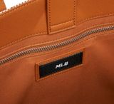  Túi Tote MLB Big Diamond Monogram Jacquard LA Dodgers Chữ B 3AORL013N-43BRS Nâu 