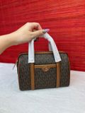  Túi Trống MK Michael Kors Travel Small Logo Mini Duffle Shoulder Crossbody Màu Nâu 