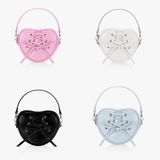  Túi Đeo Chéo Find Kapoor Ribbon Tie Heart Bag Trái Tim Màu Trắng / Đen / Hồng / Xanh Pale 