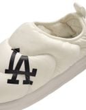 Giày Đạp Gót MLB Bouncer Padded Slip On Los Angeles Dodgers 3Awbpso46-07Whs Màu Trắng Logo LA 