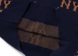  Áo Sweat MLB Monogram Diamond New York Yankees 3AKPM0226-50NYS Màu Navy Logo NY Cam 