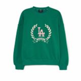  Áo  Sweat MLB Women Classic Sports Big Logo Overfit Sweatshirts Los Angeles Dodgers Màu Xanh 3FMTG0134-07GNL 