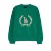  Áo  Sweat MLB Women Classic Sports Big Logo Overfit Sweatshirts Los Angeles Dodgers Màu Xanh 3FMTG0134-07GNL 