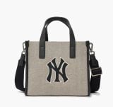 Túi Đeo Chéo MLB Basic Big Logo Canvas Small Tote Bag 3AORS062N-50BKS Màu Đen 