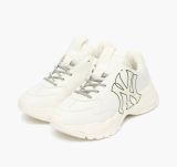  Giày Thể Thao MLB Korea BigBall Chunky A New York Yankees Ivory 3ASHC104N-50IVS Màu Trắng Logo NY 