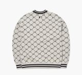  Áo Sweat MLB Diamond Monogram Jacquard Overfit Sweatshirt NY Yankees 3AMTM0724-50CRS Màu Xám 