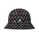  Mũ Bucket MLB Monogram Rainbow Dome Hat New York Yankees 32CPH4111-50L Màu Đen 