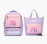  Balo MLB Basic New York Yankee Màu Tím Kèm Túi Tote Logo Ny 7ABK0013N-50VOL 