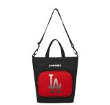  Balo MLB Mega LA Dodgers  kèm túi tote Màu Đên Đỏ Logo LA 7ABK0012N-07RDS 