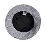  Mũ Bucket MLB Monogram Diamond Bucket Hat Boston Red Sox 3AHTM032N-43GRS Màu Xám 